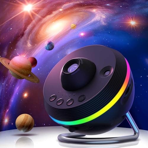 L LOHAS LED Galaxy Projector, Star Projector Planetarium Night Light, 13 in 1 HD Space Night Light Projector with Light Strip Meteor for Kids Bedroom Birthday Christmas Gift - Image 1