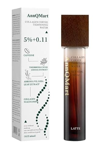 AnnQMart PDRN Caffeine Shot Serum, Collagen,Niacinamide, Ceramides, Panthenol, Fragrance-Free, Non Comedogenic, Intense Lifting and Firming - Image 1