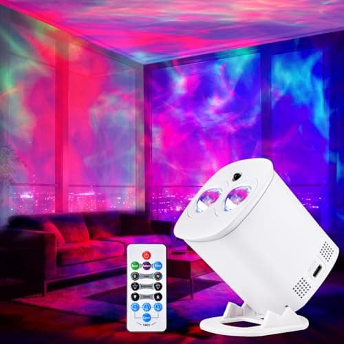 HIJOPIB Galaxy Projector for Bedroom, Nebula Ceiling Led Lamp with Remote & Timer, Night Light Gifts for Kids,Room Decor/Birthdays/Christmas/Party/Tiktok Live - Image 1