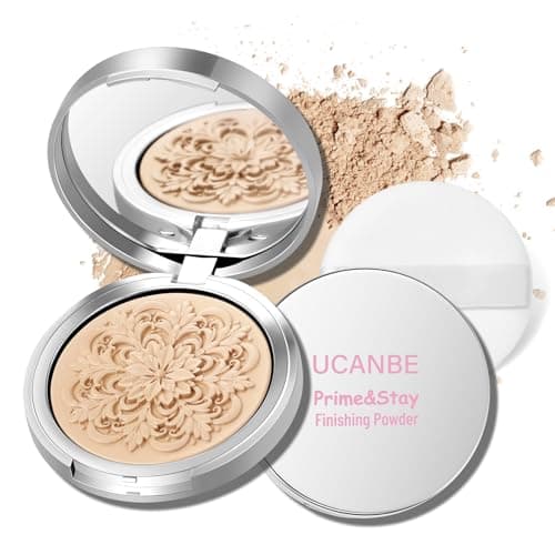 SuperFreeze Pressed Setting Powder, Freeze-Dried Skincare Powder for All-Day Oil Control, Pore-Blurring Matte Finish with Hyaluronic Acid & Niacinamide, Smooth Crease-Resistant Compact (Fari) - Image 1