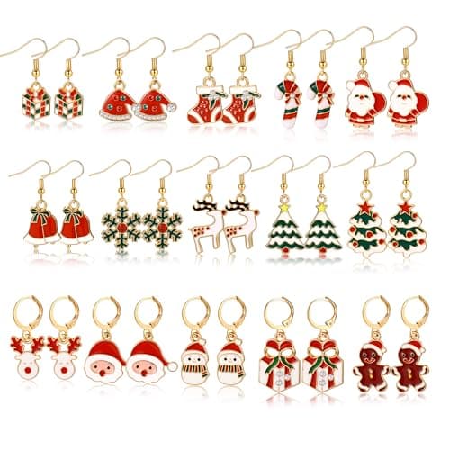15 Pairs Drop & Dangle Earrings for Women - Image 1