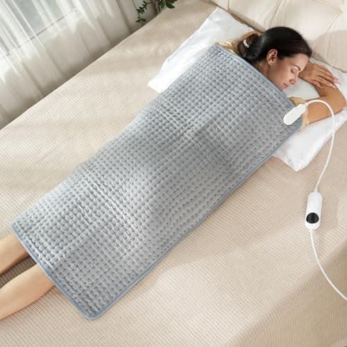 Extra Large Heating pad,XXXL Heating Pad for Back Pain Relief, 20x40 Electric Heating Pad Moist Heat Fast Heating 10 Heat Settings Auto Shut Off Soft Washable Heat Pad for Neck Shoulder Muscle Cramps - Image 1