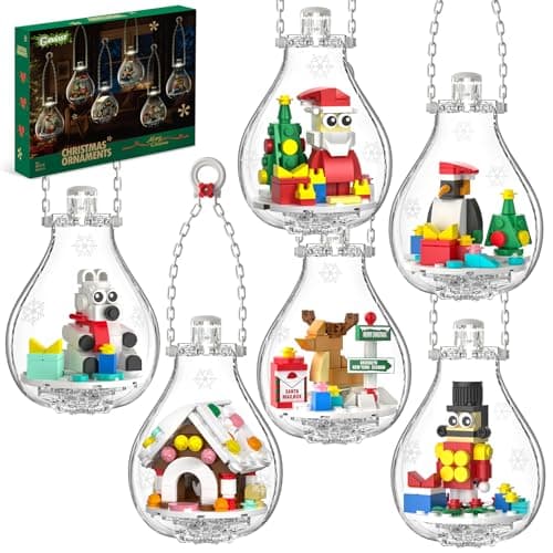 Christmas Ornaments 2026 Building Set, Crafts for Christmas Tree with Light