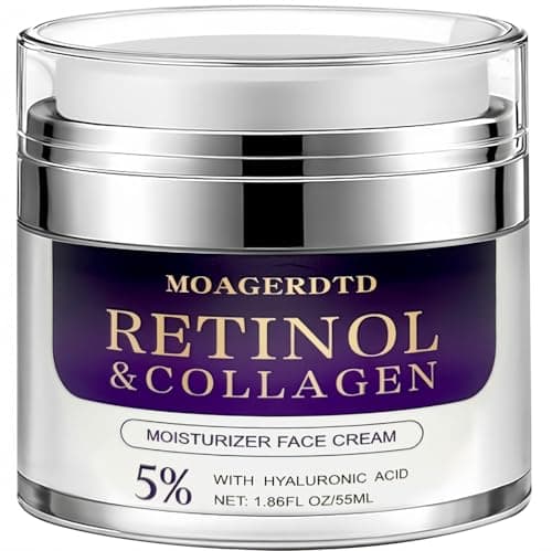 Retinol Collagen Cream is a Anti-aging and deeply hydrating formula. It's loaded with retinol and hyaluronic acid, making it suitable for use both during the day and at night 1.86 Fl Oz - Image 1