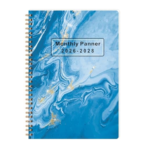 2026-2028 Monthly Planner - 3 Year Monthly Calendar/Planner 2026-2028, 5.9" x 8.5", 36 Month Calendar Planner, Planners with Twin-Wire Binding, Lined Notes Pages - Image 1