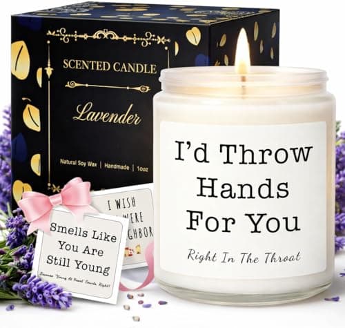 Candles Gifts for Women, Birthday Gifts for Women, Unique Friendship Gift for Womens, Best Friend, Her, Sister, Bestie, Girlfriend, Mom, Funny Scented Candle with Replaceable Stickers - Image 1