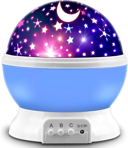 Toys for 1-10 Year Old Girls,Star Projector for Kids 2-9 Year Old Girl Gifts Toys for 3-8 Year Old Girls Christmas Gifts for 4-7 Year Old Boys Birthday Gifts Stocking Stuffers for Kids (Blue) - Image 1