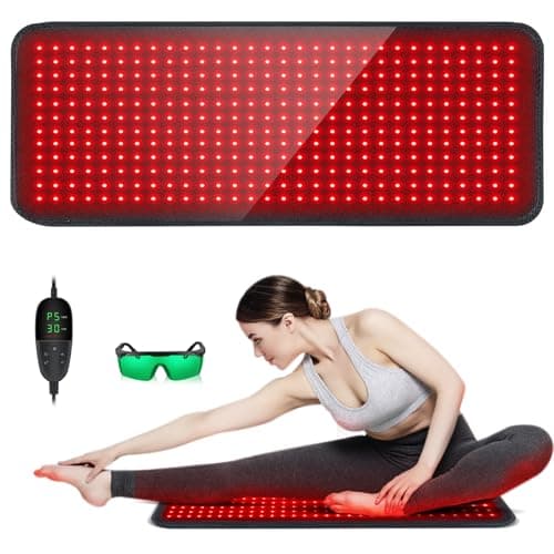 Red Light Therapy for Body, 31.5" x 11.8" Large Red Light Therapy Pad, 360 LEDs with 660nm Redlight & 850nm Infrared Light Therapy for Waist Back Shoulder Neck Pain Relief FSA Eligible - Image 1