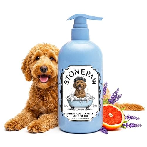 Premium Doodle Shampoo and Conditioner – Detangling Dog Shampoo for Doodles, Goldendoodles, Bernedoodles, and Labradoodles – Adult & Puppy Shampoo, Lavender, 16oz