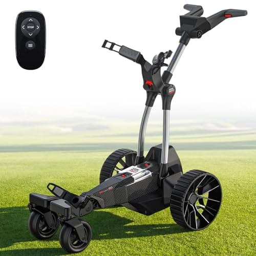 KEMIMOTO ApexR Electric Golf Cart with Power Assist Mode, 492FT Remote Control, Dual 240W Motor 36 Hole Battery, IPX5 Water Resistant Compact Folding Golf Caddy w/USB-C, Drink & Umbrella Holder - Image 1