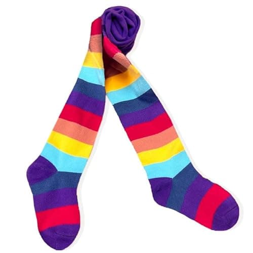 VIKITA Girls tights Cotton Leggings in Spring fall winter stripe socks for girls 3T, F5007 - Image 1