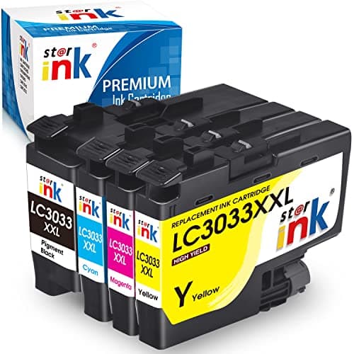 Starink LC3033XXL Replacement for Brother LC3033 LC-3033 LC3035(BK/C/M/Y) Ink Cartridge Compatible with MFC-J995DW MFC-J805DW MFC-J815DW Printer(4 Packs) - Image 1