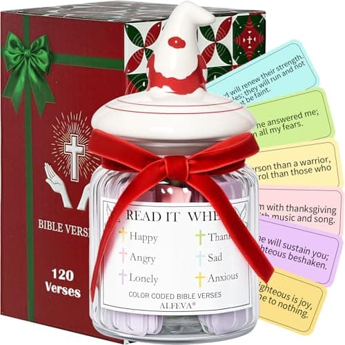 Bible Verse Jar - Easter Basket Stuffers, Birthday Gifts for Women, Christian Easter,Daily Encouragement, Teacher Appreciation Gift, Graduations Gifts For Her - Image 1