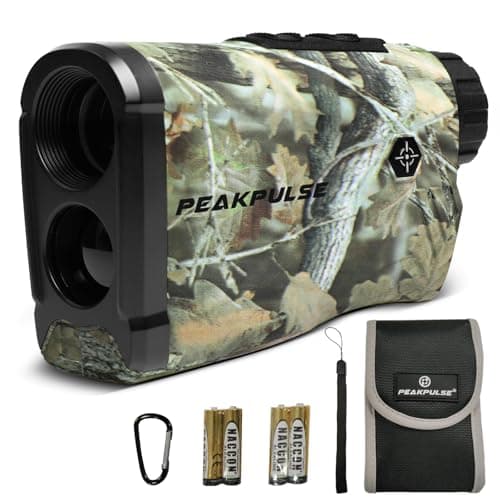 Hunting Rangefinder 1400Yds Laser Range Finder for Hunter Deer Tracker Men 6X Zoom Angle Compensation Horizontal Vertical Measurement Accuracy Easy-to-Use Accuraty Clarity - Image 1