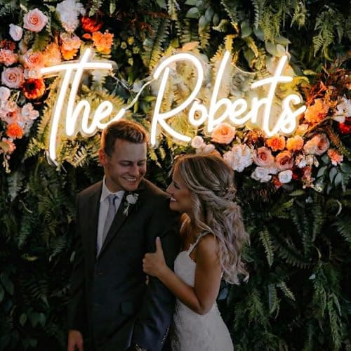LC Sign Custom Neon Sign, LED Name Signs Customizable for Wedding Events Prom, Personalized Led Neon Light Gifts for Bedroom Wall Decor, Office Coffee Bar Shop Business Signs - Image 1