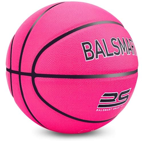 BALSMART Womens Basketball 28.5, Pink Girls Basketball Size 6