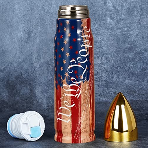 Funslive Gifts for Mens Funny - 17 oz We the People Bullet Tumblers -Fishing Hunting Camping Mens Gifts Ideas - Gift for Dad Who Have Everything - Men Gift - Easter Stocking Stuffers 2026 - Image 1