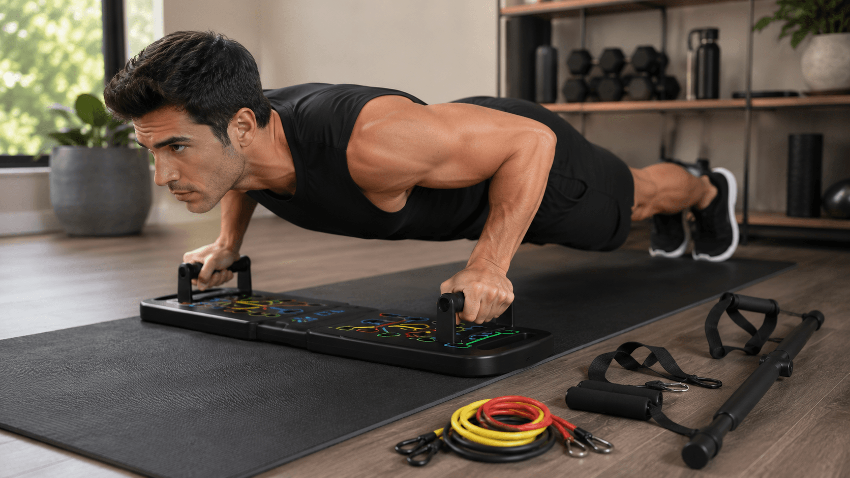 Adjustable Push Up Board Bundle Just $20 on Amazon
