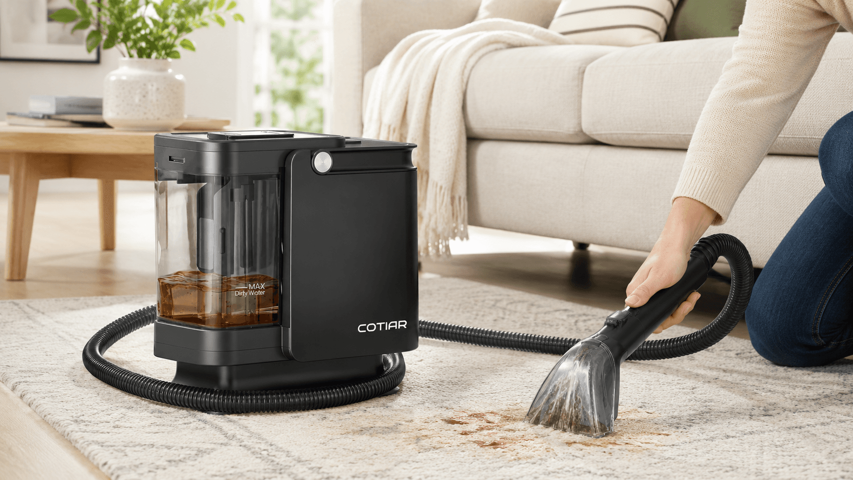 Portable Carpet Spot Cleaner Just $41.93 on Amazon (Save $58)