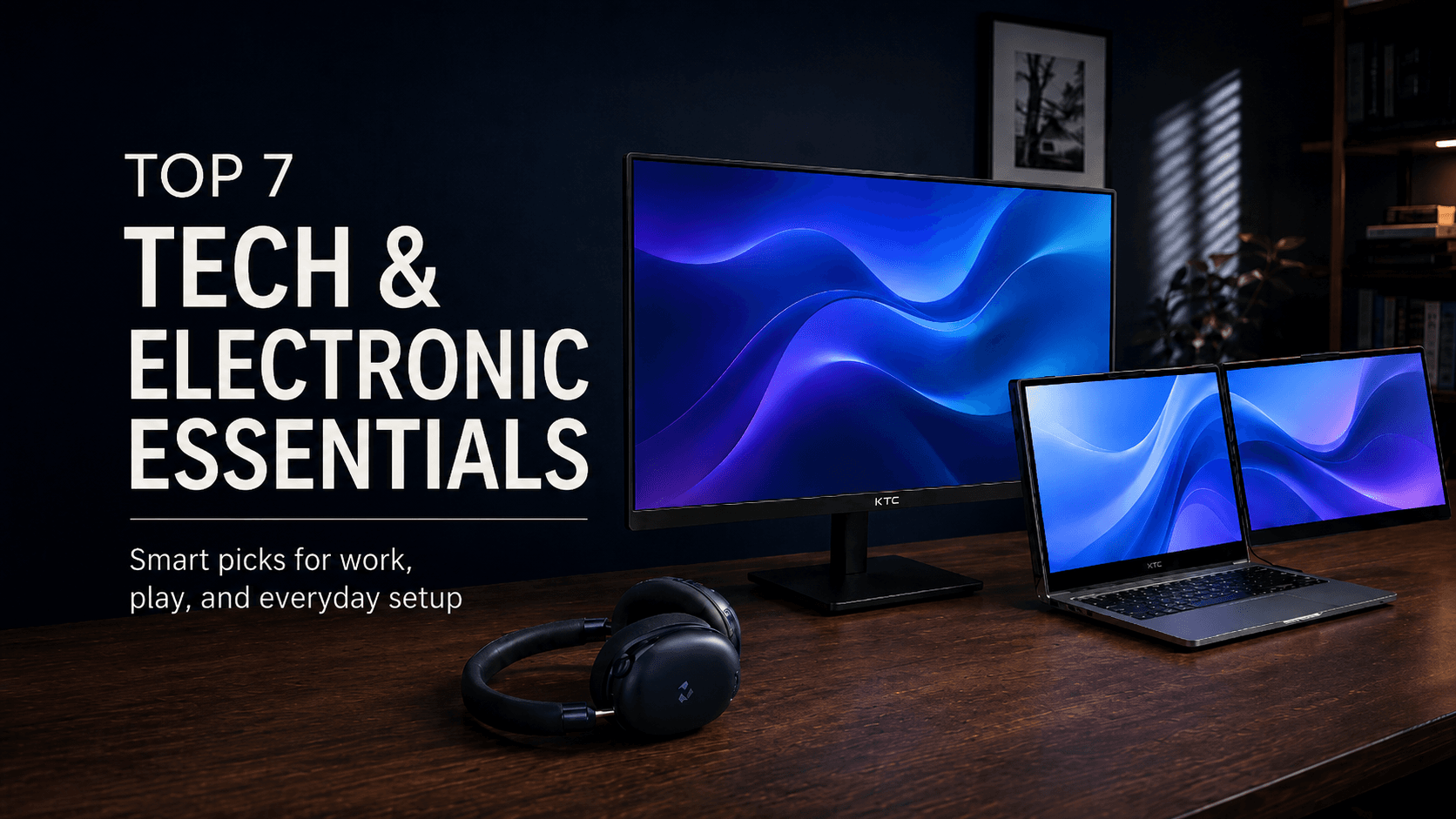 Top 7 Tech & Electronic Essentials: The Ultimate Desk & Travel Upgrades