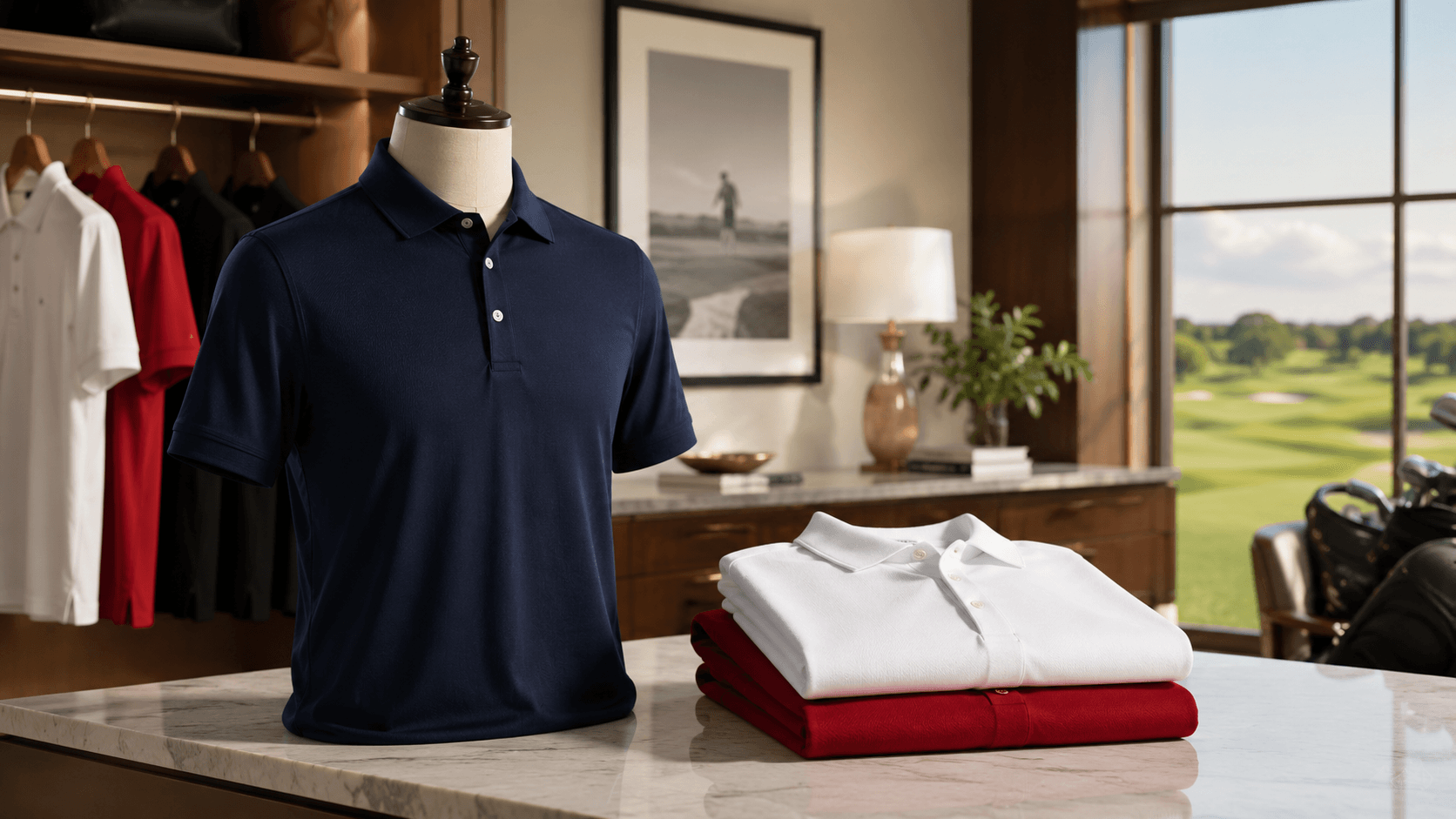 4-Pack Quick-Dry PINSPARK Golf Polos Under $30 on Amazon