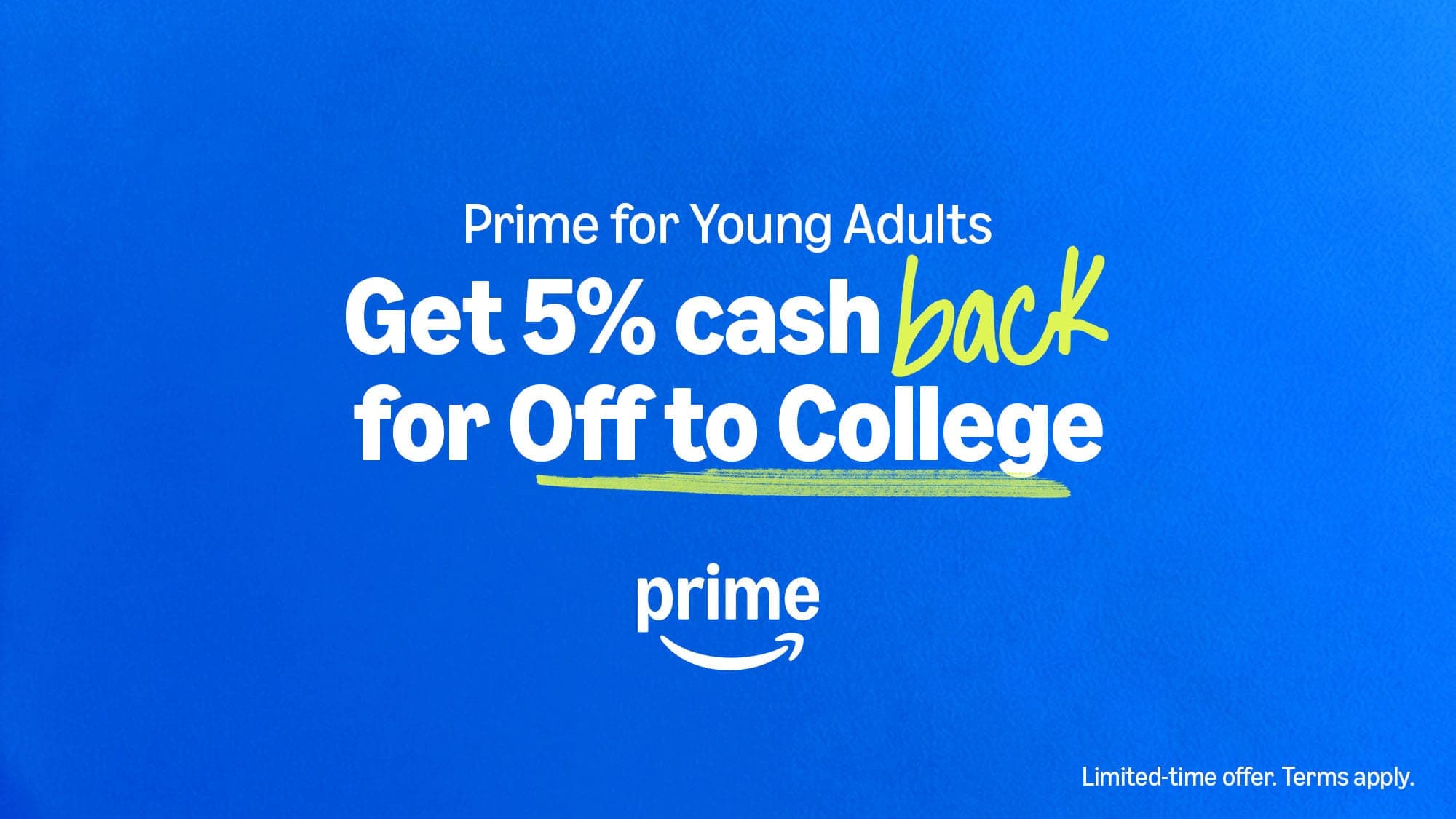 How to Get 5% Cash Back With Amazon’s Prime Young Adult Move-In Offer